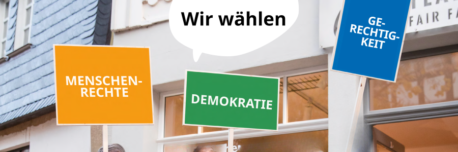 Bundestagswahl 2025: Wir wählen Menschenrechte, Demokratie und Gerechtigkeit